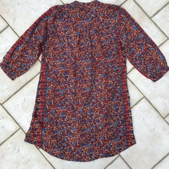 Loose bohemian hippie tunic blouse - Picture 3 of 3